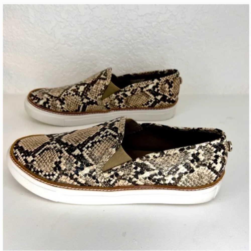 Steve Madden Jalia Snake Print Slip-On Shoes, Women's